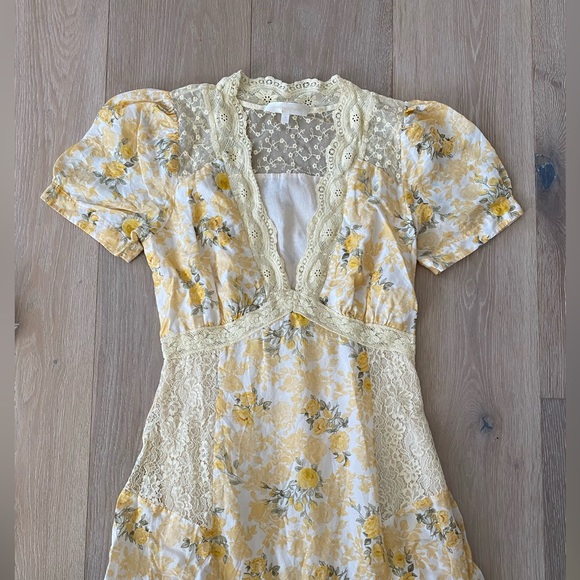 LoveShackFancy Tink Silk Maxi Dress - Picture 3 of 6